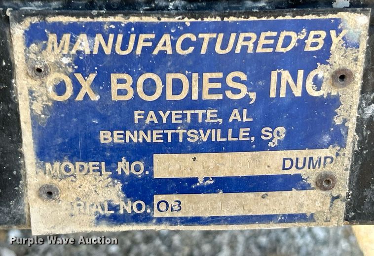 image for item NL9685 Ox Bodies  dump bed