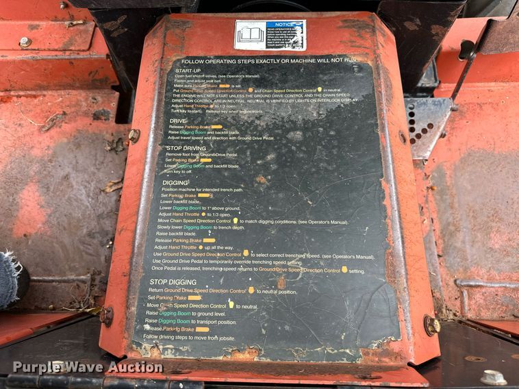 image for item OG9237 2005 Ditch Witch RT40  trencher