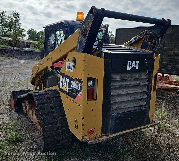 image for item OG9329 2016 Caterpillar 289D  tracked skid steer loader