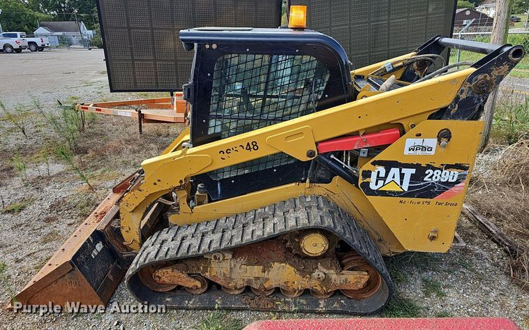 image for item OG9329 2016 Caterpillar 289D  tracked skid steer loader