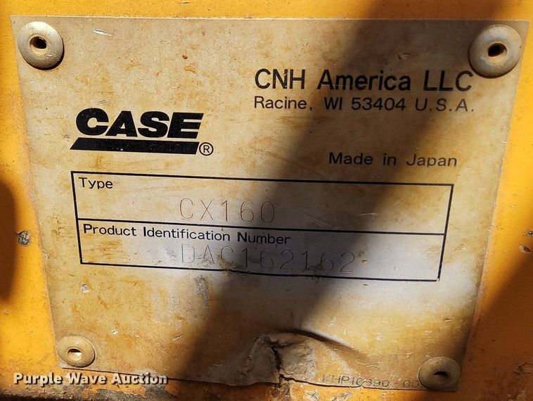 image for item OG9332 2005 Case CX160  excavator