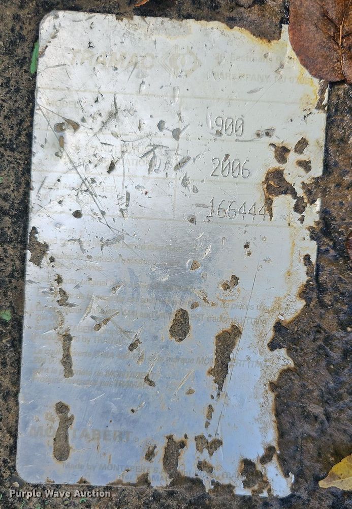 image for item OG9336 2006 Tramac 900  hydraulic hammer drill