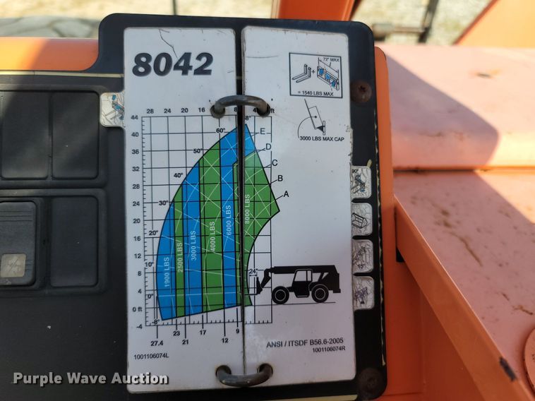 image for item OG9383 2014 JLG 8042  telehandler