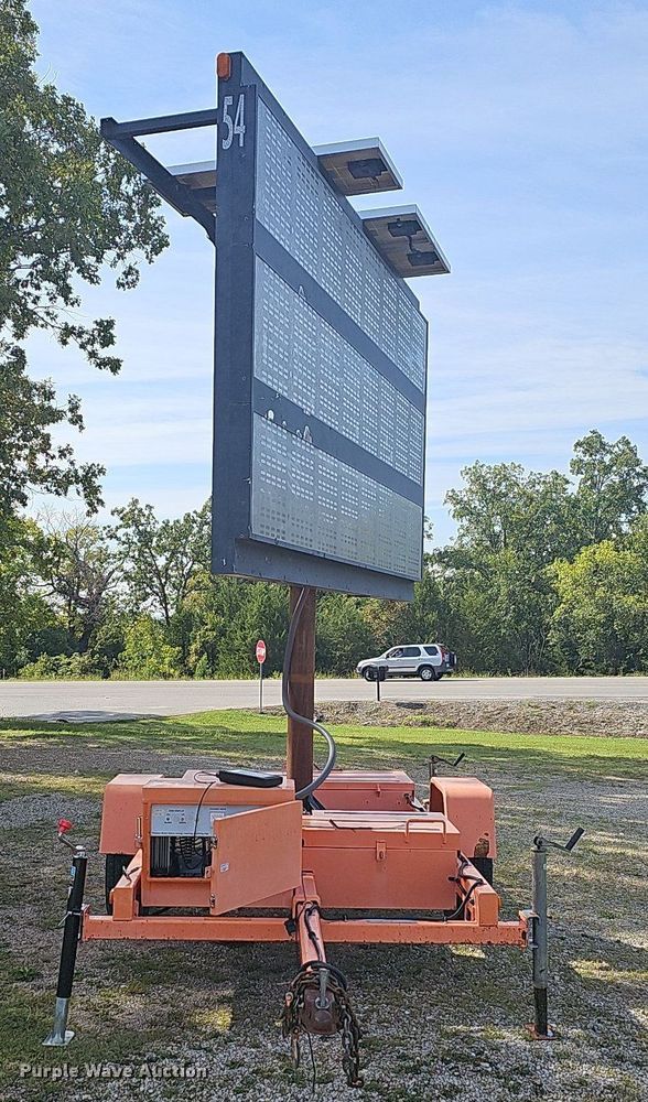 image for item OG9407 AMSIG T333 message board trailer