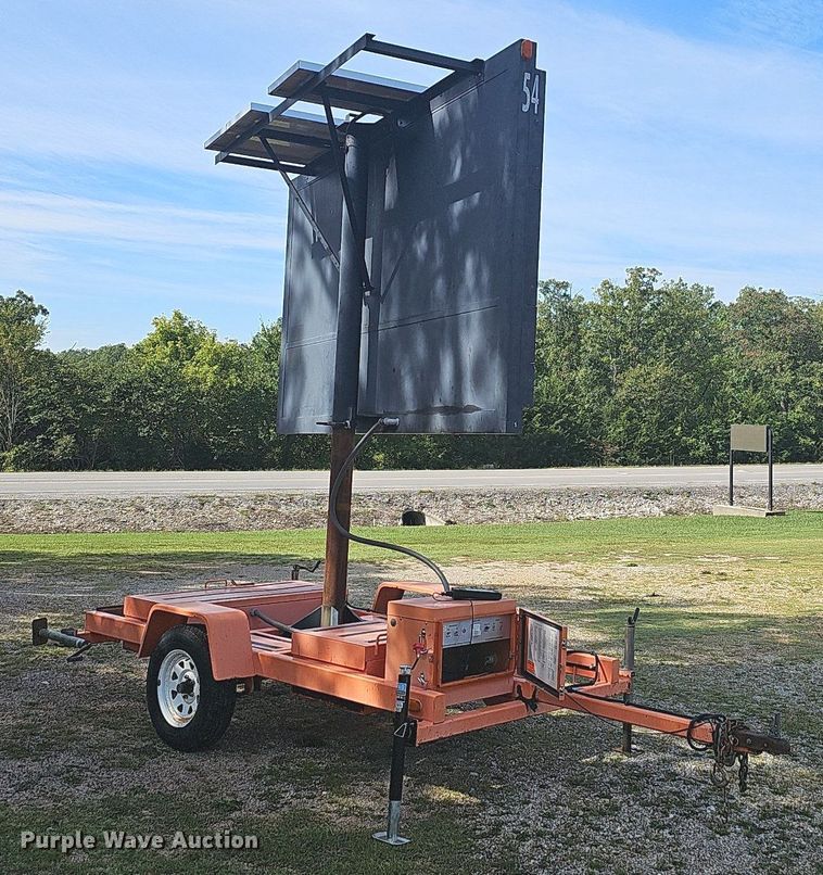 image for item OG9407 AMSIG T333 message board trailer