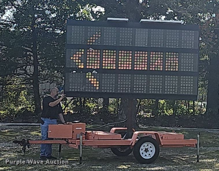 image for item OG9407 AMSIG T333 message board trailer