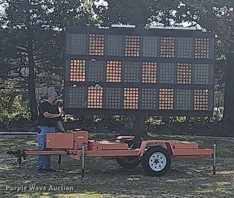 image for item OG9407 AMSIG T333 message board trailer