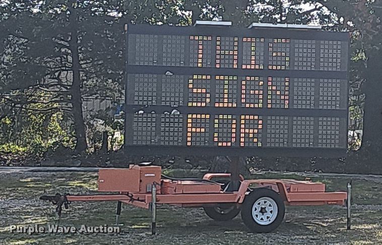 image for item OG9407 AMSIG T333 message board trailer