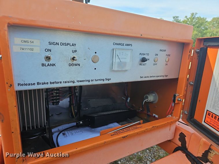 image for item OG9407 AMSIG T333 message board trailer