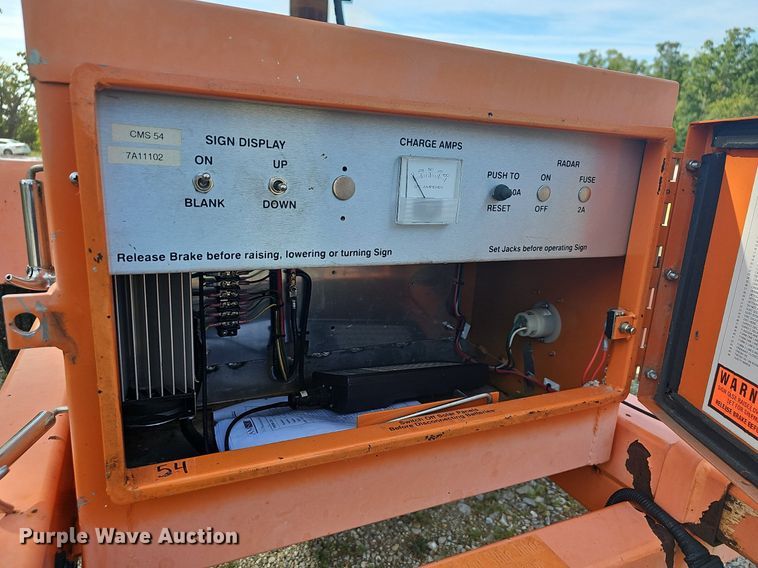 image for item OG9407 AMSIG T333 message board trailer