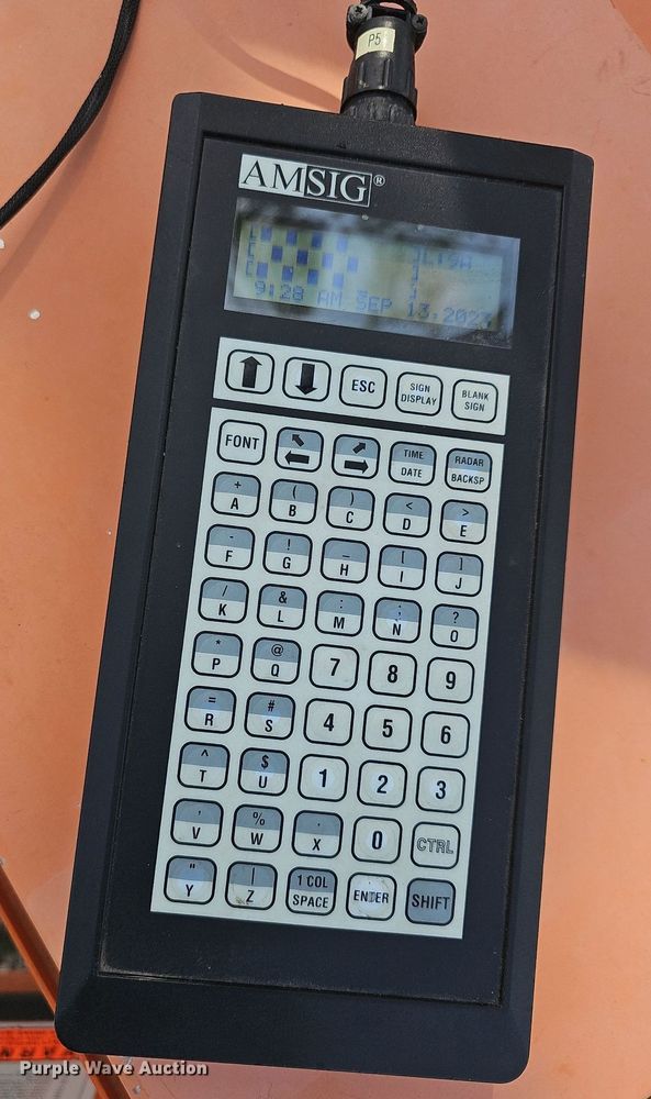 image for item OG9407 AMSIG T333 message board trailer