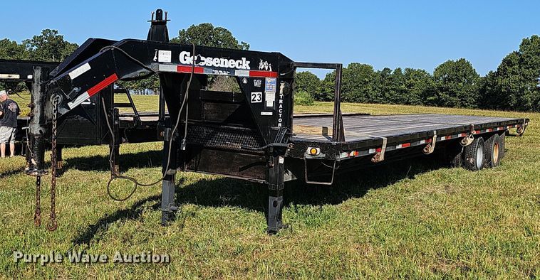 image for item OG9412 2007 Gooseneck A10A2  equipment trailer