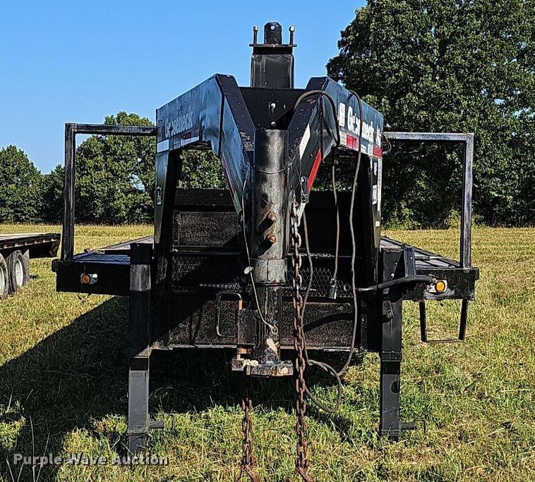 image for item OG9412 2007 Gooseneck A10A2  equipment trailer