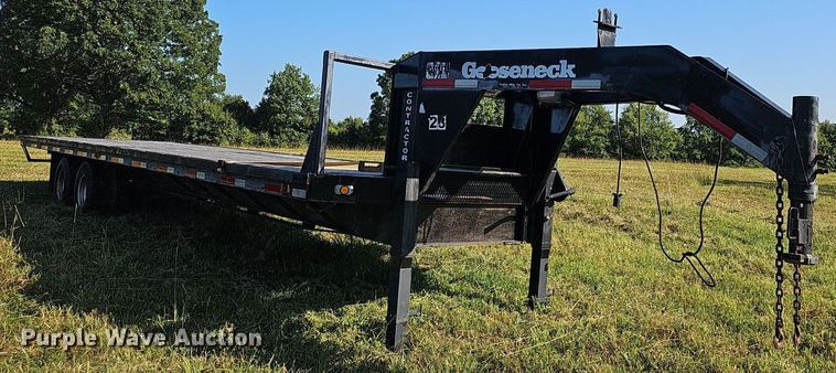 image for item OG9412 2007 Gooseneck A10A2  equipment trailer