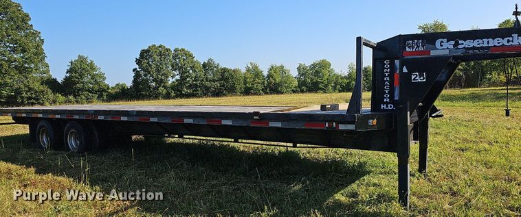 image for item OG9412 2007 Gooseneck A10A2  equipment trailer