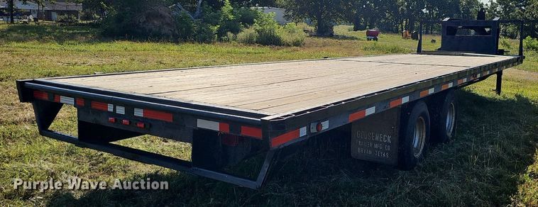 image for item OG9412 2007 Gooseneck A10A2  equipment trailer