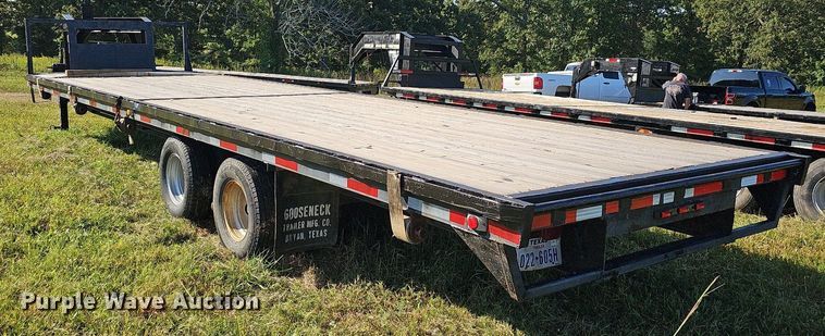 image for item OG9412 2007 Gooseneck A10A2  equipment trailer