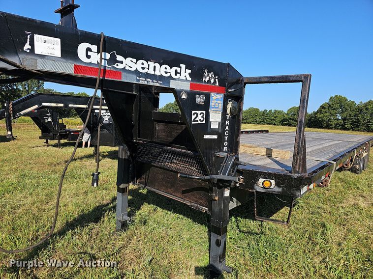 image for item OG9412 2007 Gooseneck A10A2  equipment trailer