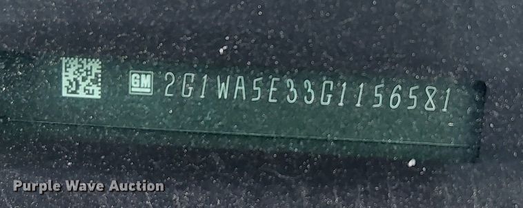 image for item DK1091 2016 Chevrolet Impala