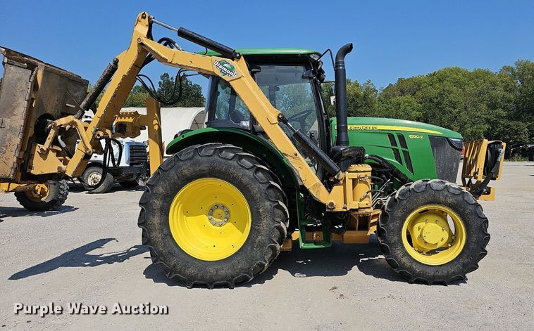 image for item DN8600 2016 John Deere 6120E  MFWD tractor