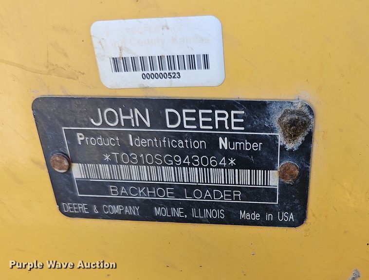 image for item DN8694 2005 John Deere 310SG  backhoe