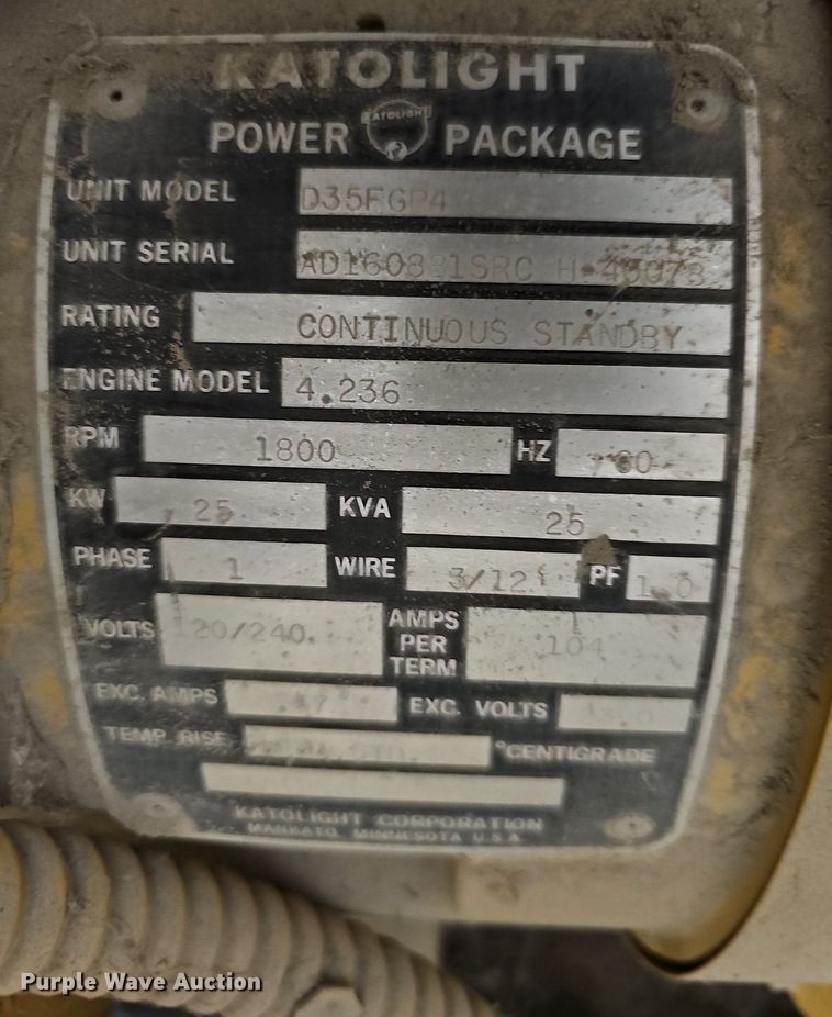 image for item DN8731 Katolight  generator