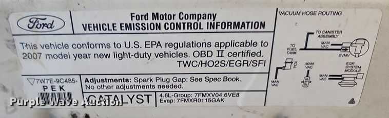 image for item DO1635 2007 Ford Crown Victoria Police Interceptor