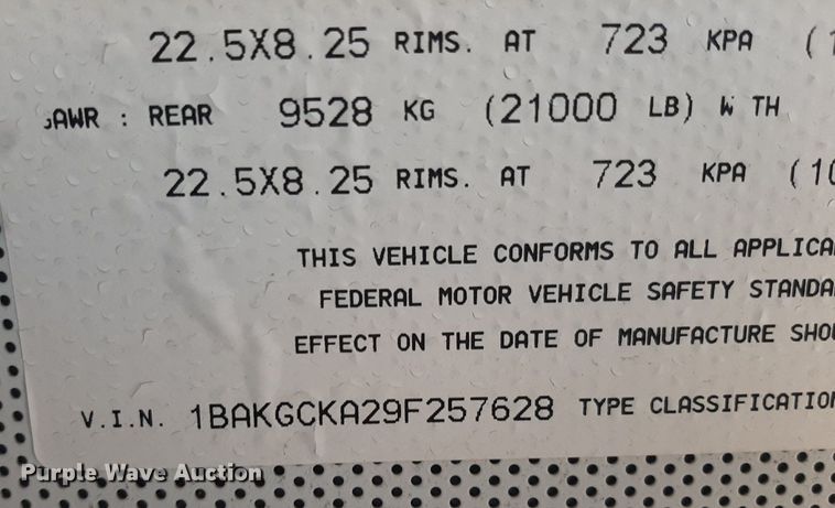 image for item DO3059 2009 Blue Bird  school bus