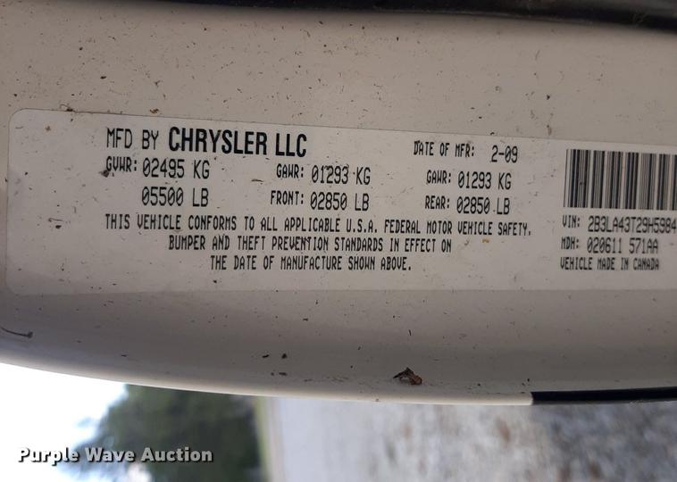 image for item DO3159 2009 Dodge Charger