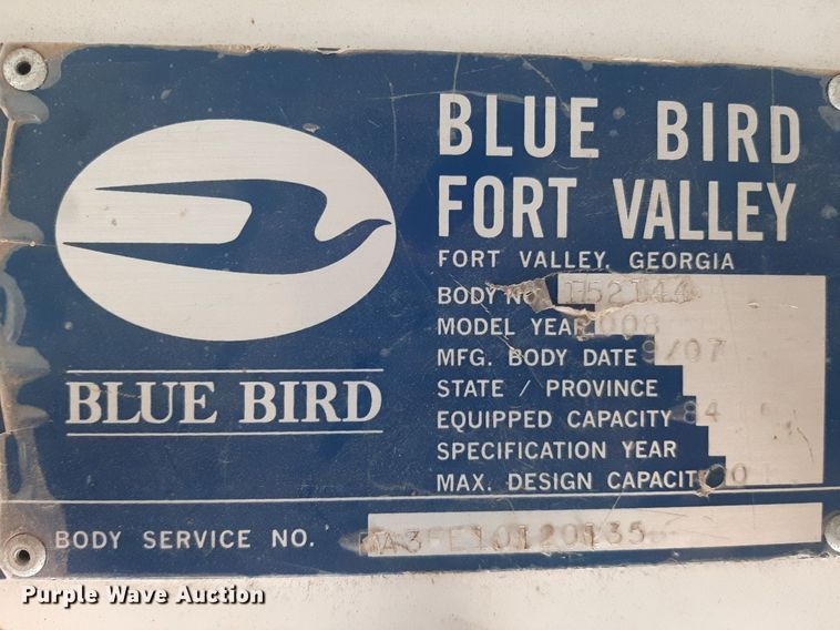 image for item DO3160 2008 Blue Bird  school bus