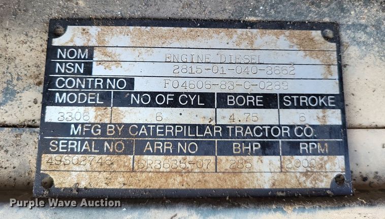 image for item DP5247 Libby MEP007B  generator