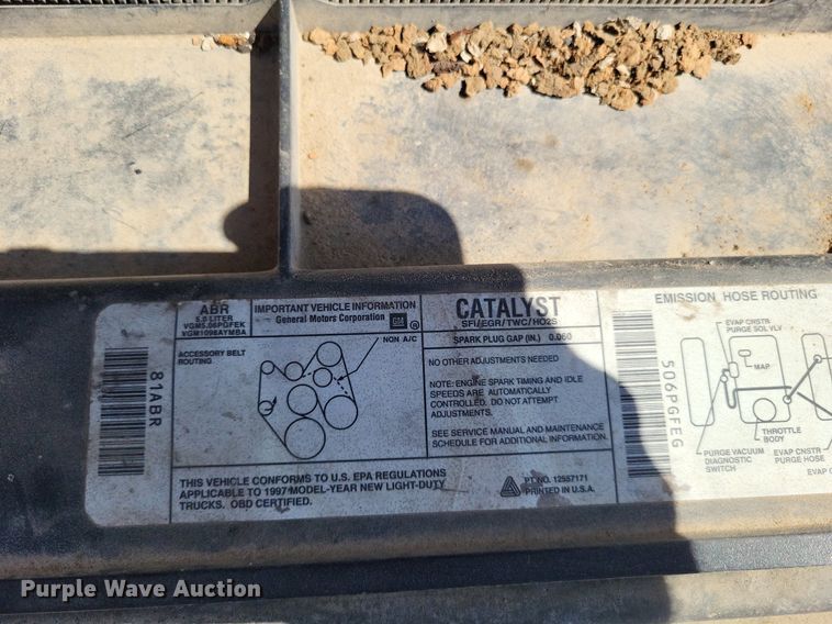 image for item DP5261 1997 Chevrolet C2500  pickup truck