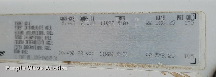 image for item DQ0295 2004 Sterling Acterra  dump truck