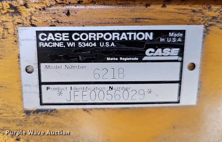 image for item DQ1116 1998 Case 621B  wheel loader