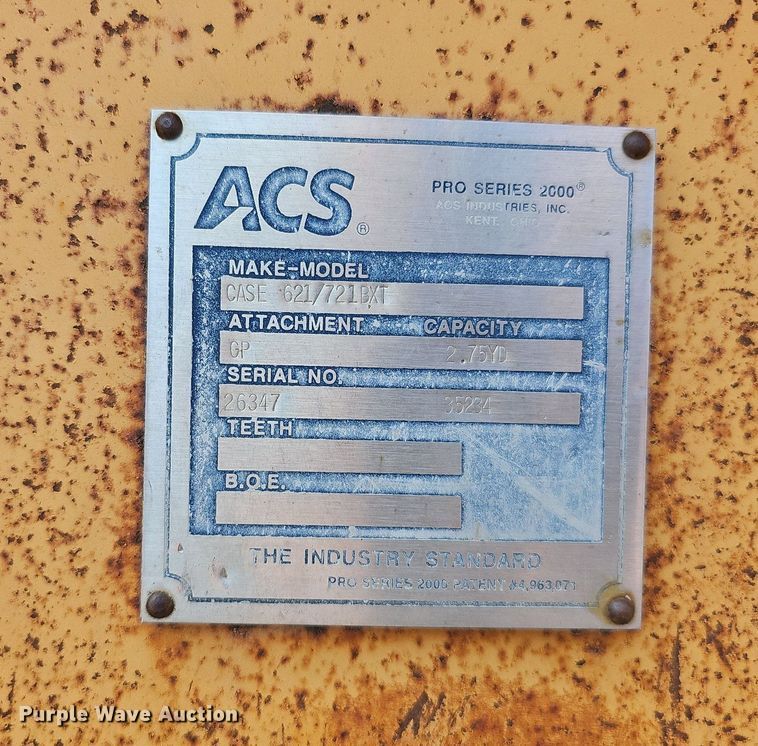 image for item DQ1116 1998 Case 621B  wheel loader