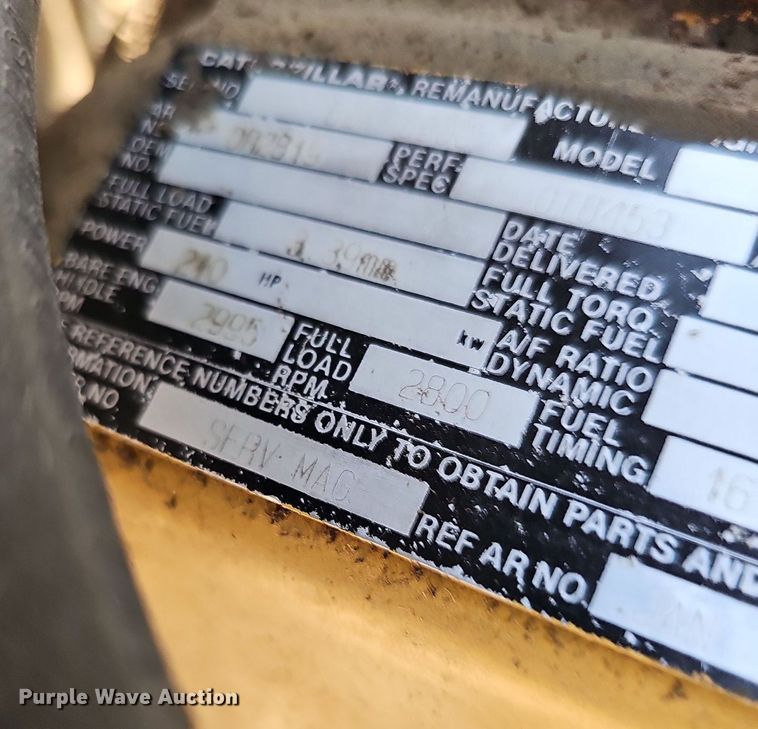 image for item DQ1118 1985 Ford LT8000  crane truck