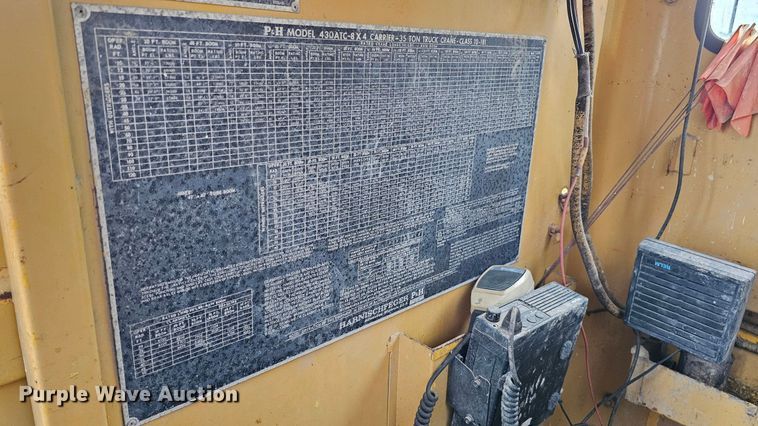 image for item DQ1120 1971 P&H Crane 430ATC-8X4  crane truck