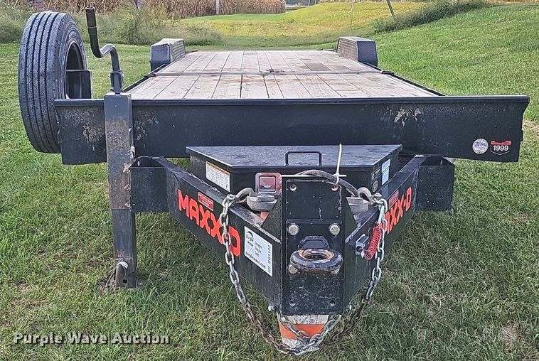 image for item DQ1122 2021 Maxey Trailers Mfg Maxx-D  tilt deck equipment trailer