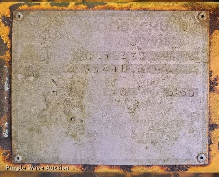 image for item DQ1125 Wood Chuck 3324D  wood chipper