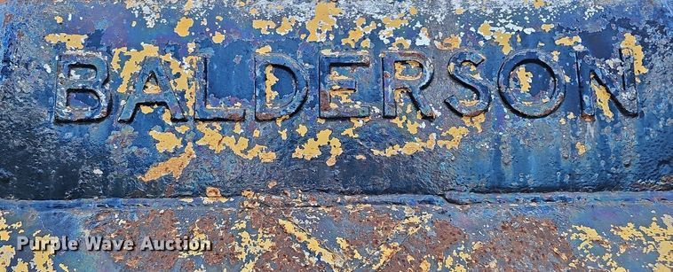 image for item DQ1128 Balderson BV11  wheel loader V-plow