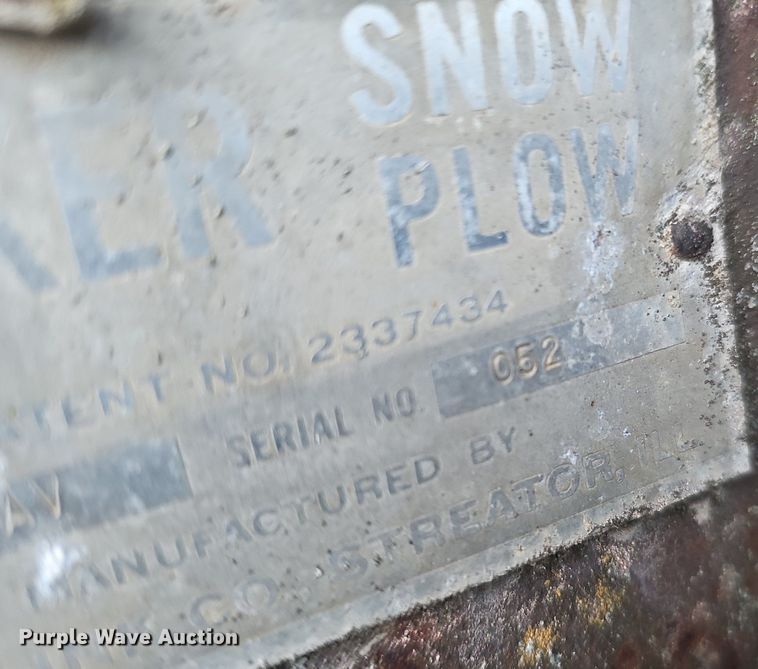 image for item DQ1129 Baker 265AV  V-plow