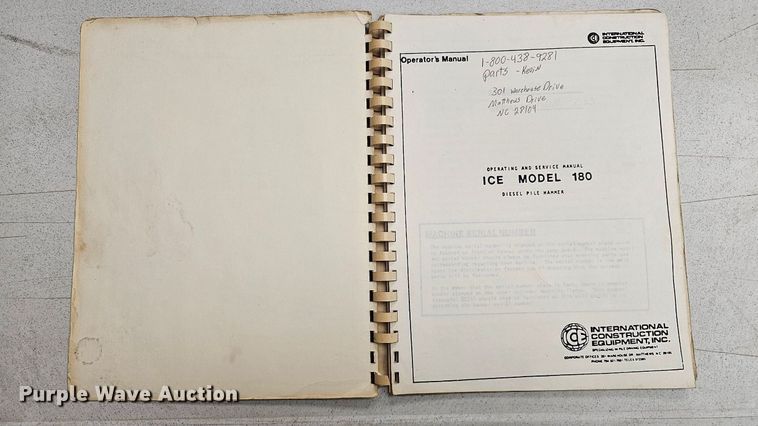 image for item DQ1134 Link Belt 180M  pile driver