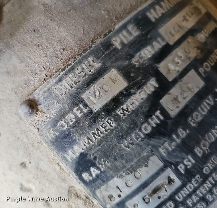 image for item DQ1134 Link Belt 180M  pile driver