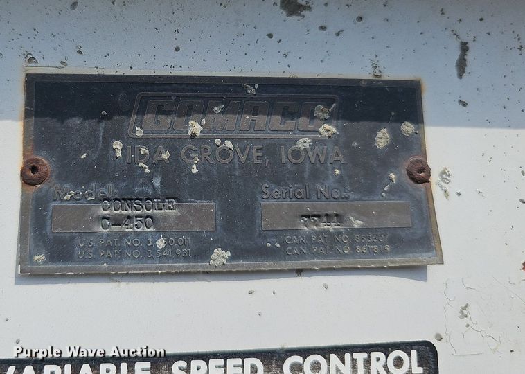 image for item DQ1141 Gamaco Console C450  bridge deck finish machine