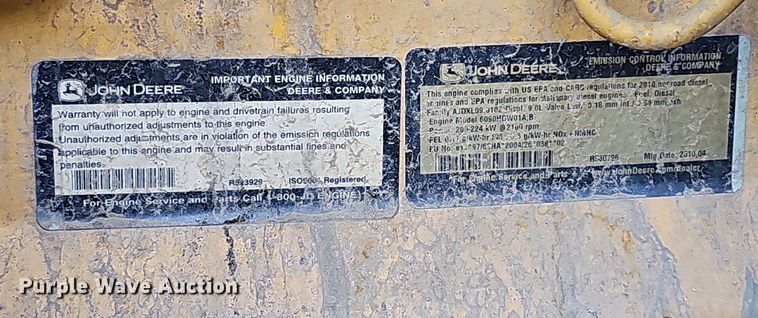 image for item DQ1142 2010 John Deere 672G  motor grader