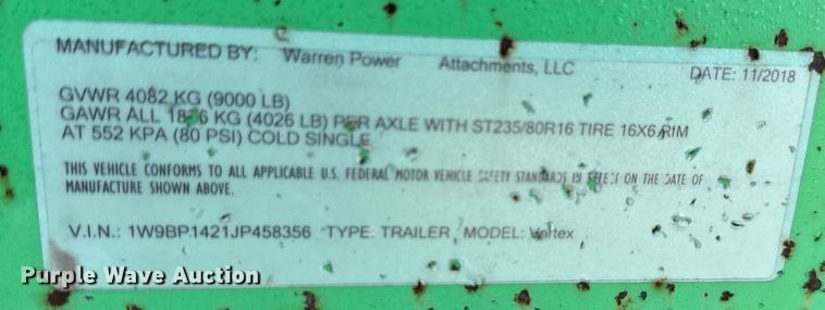 image for item DS2231 2018 Total Patcher Vortex  pot hole patcher