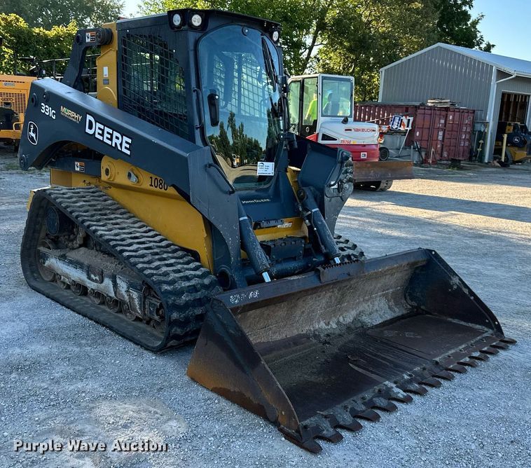 image for item DS2233 2017 John Deere 331G  tracked skid steer loader