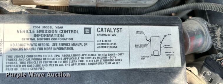 image for item DS2297 2004 GMC Sierra 1500  pickup truck