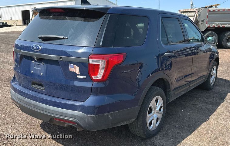 image for item DS2329 2016 Ford Explorer Police Interceptor  SUV