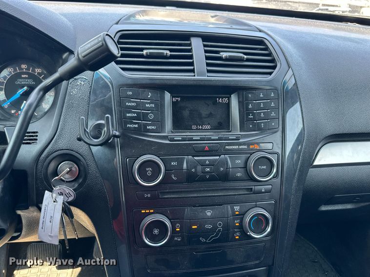 image for item DS2329 2016 Ford Explorer Police Interceptor  SUV